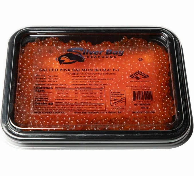 Silver Bay Seafoods Wild Alaskan Chum Salmon Caviar (C-1)
